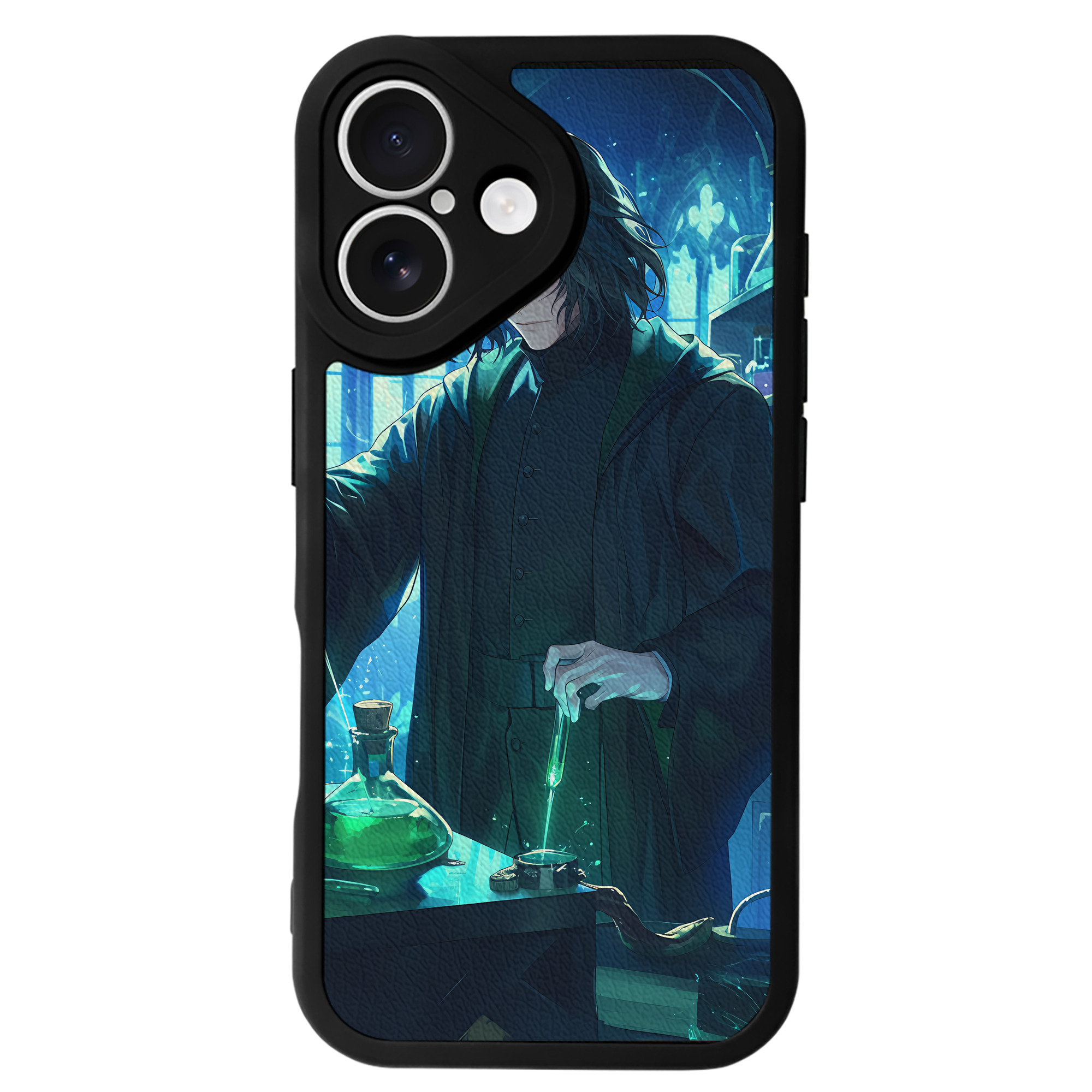 （画像用） Harry Potter ハリー・ポッターシリーズ 【iPhone 16シリーズ対応】シリコンスマホケース（レザー調） 材質：シリコン